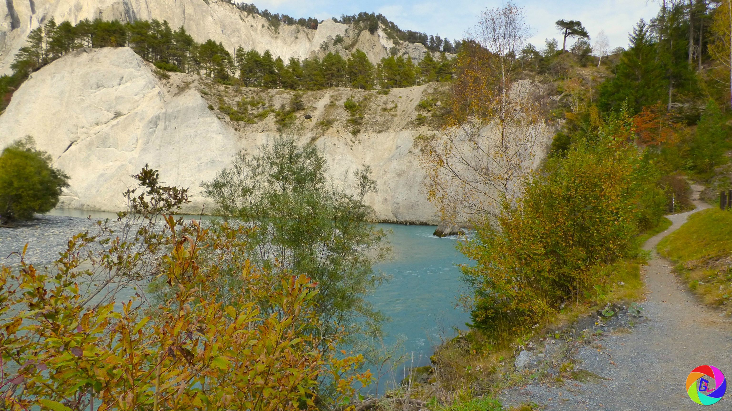 Rhine Gorge in Switzerland